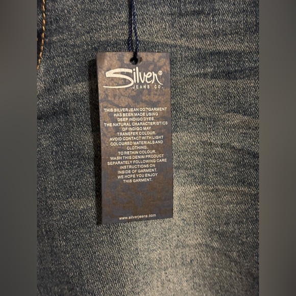 Silver Jeans Dark Blue Denim Pants (Boys) NWT - Picture 7 of 9